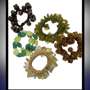 Artisan Earth & Light Collection - 5pc Curated Set of Organic Textures